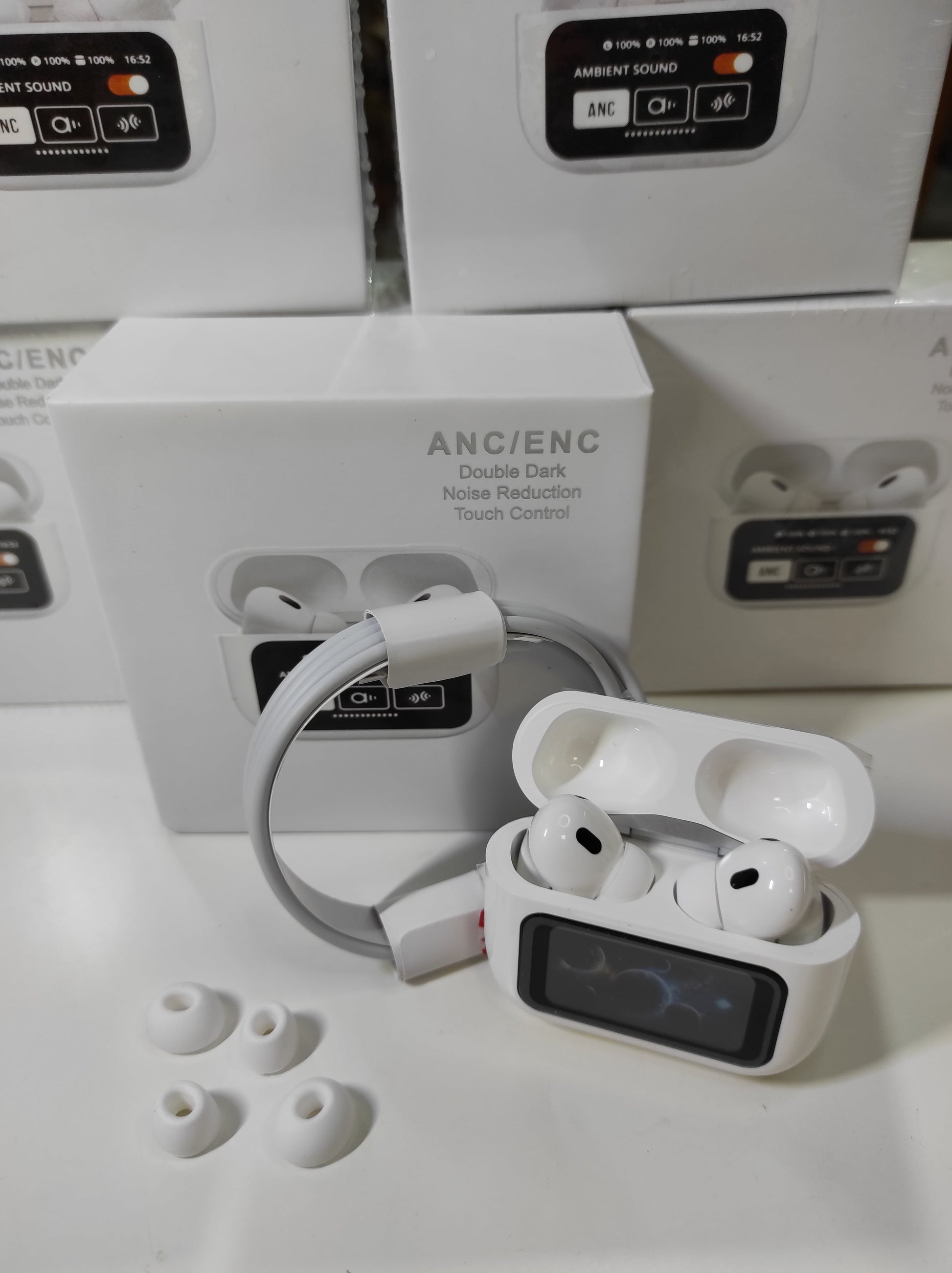 air pods+dron con doble cámara