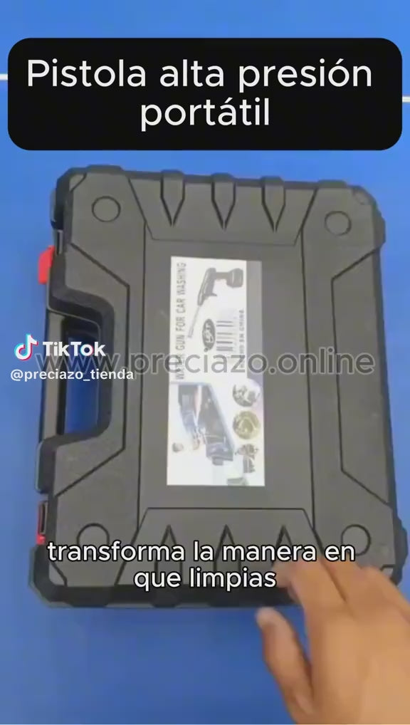 Pistola  alta presión profesional portátil doble bateria
